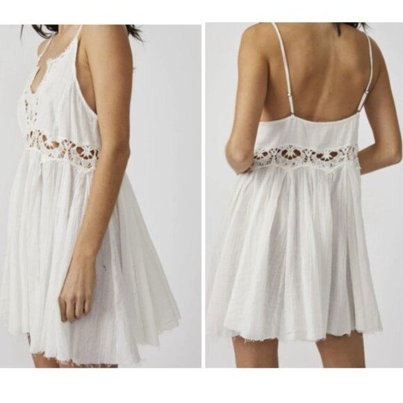 Free People Dresses & Skirts - Free People ONE Ilektra Slip White